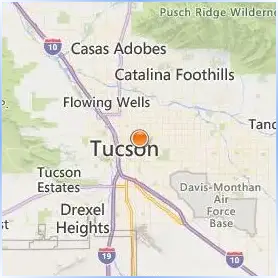 University of Arizona Location Map University of Arizona Location Map