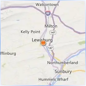 Bucknell University Location Map Bucknell University Location Map