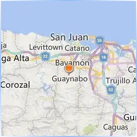 Caribbean University Bayamon Location Map Caribbean University Bayamon Location Map