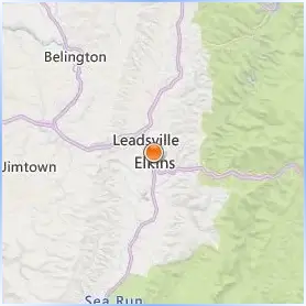 Davis & Elkins College Location Map