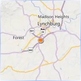 Liberty University Location Map Liberty University Location Map