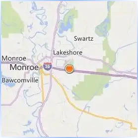 Louisiana Delta Community College Location Map