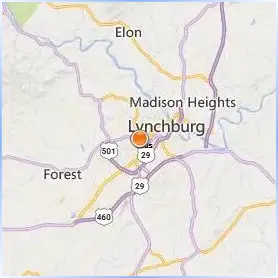 University of Lynchburg Location Map University of Lynchburg Location Map