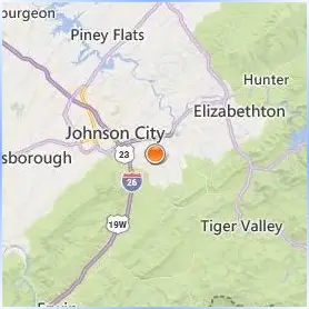 Milligan University Location Map