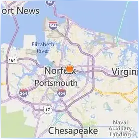 Norfolk State University Location Map Norfolk State University Location Map