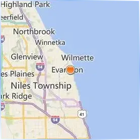 Northwestern University Location Map Northwestern University Location Map