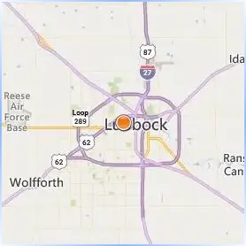 Texas Tech University Location Map Texas Tech University Location Map
