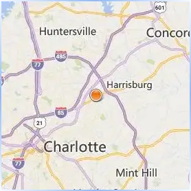 University of North Carolina at Charlotte Location Map University of North Carolina at Charlotte Location Map