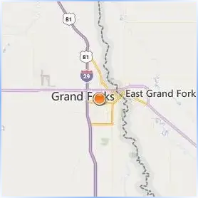 University of North Dakota Location Map University of North Dakota Location Map