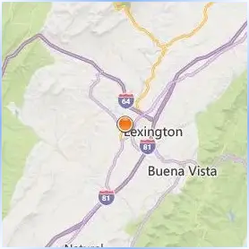 Washington and Lee University Location Map Washington and Lee University Location Map